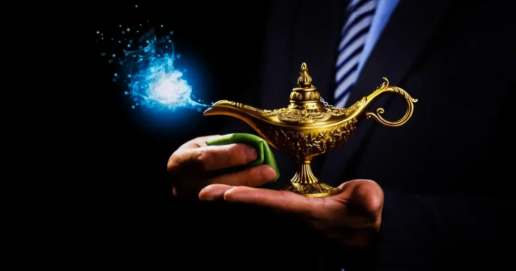 O Cristão e o Gênio da Lâmpada genio-da-lampada-JesusDeusEspirito.com.br