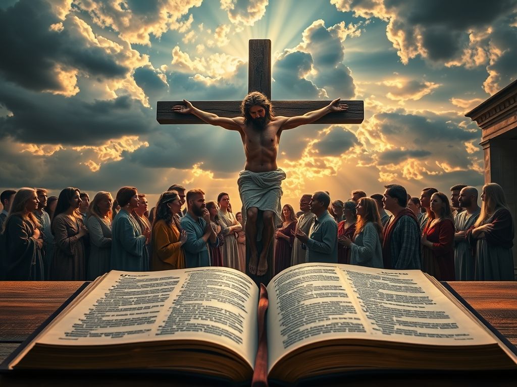 Crucificação de Jesus versículo