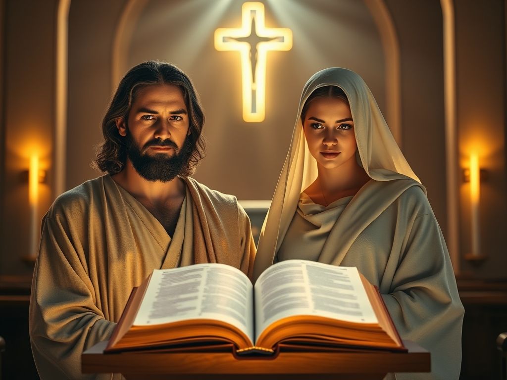Imagem de Jesus e Maria
