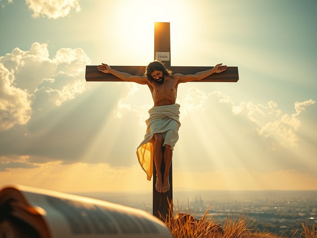 Jesus venceu na cruz versículo