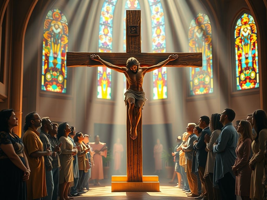 Qual livro da Bíblia fala sobre a crucificação de Jesus?