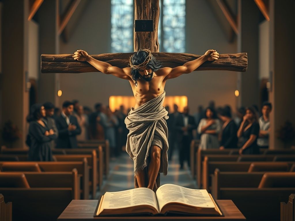Versículo que fala sobre a morte de Jesus